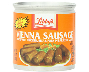 libbys-chicken beef & pork vienna bbq-sausage-5oz